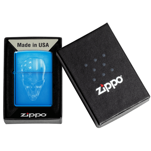 Zippo American Skull Design 48739