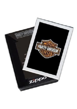 Zippo Harley Davidson Bar & Shield Logo High Polish Chrome