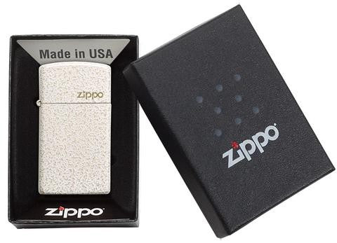 Slim® Mercury Glass Zippo Logo