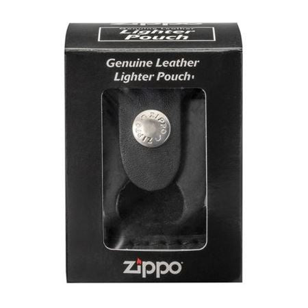 Zippo Lighter Pouch Thumb Notch Black