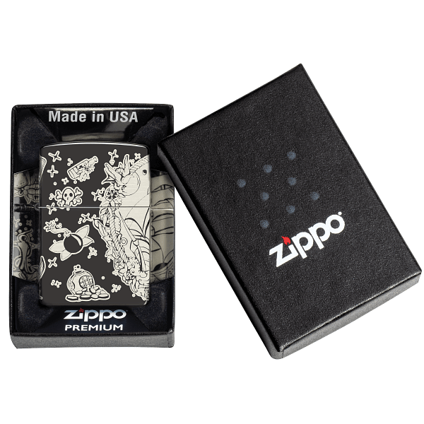 Zippo Pirates Treasure Design 48398