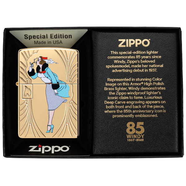 Zippo Windy 85th Anniversary Collectible 48413