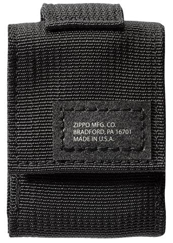 Zippo Tactical Pouch and Black Crackle Windproof Lighter GiftSet 49402