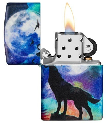 Zippo Wolf Design 49683