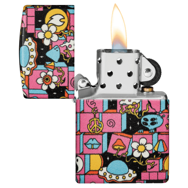 Abstract Zippo Design