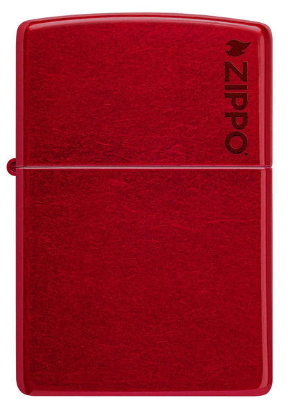 Zippo Classic Candy Apple Red Zippo Logo 21063ZL