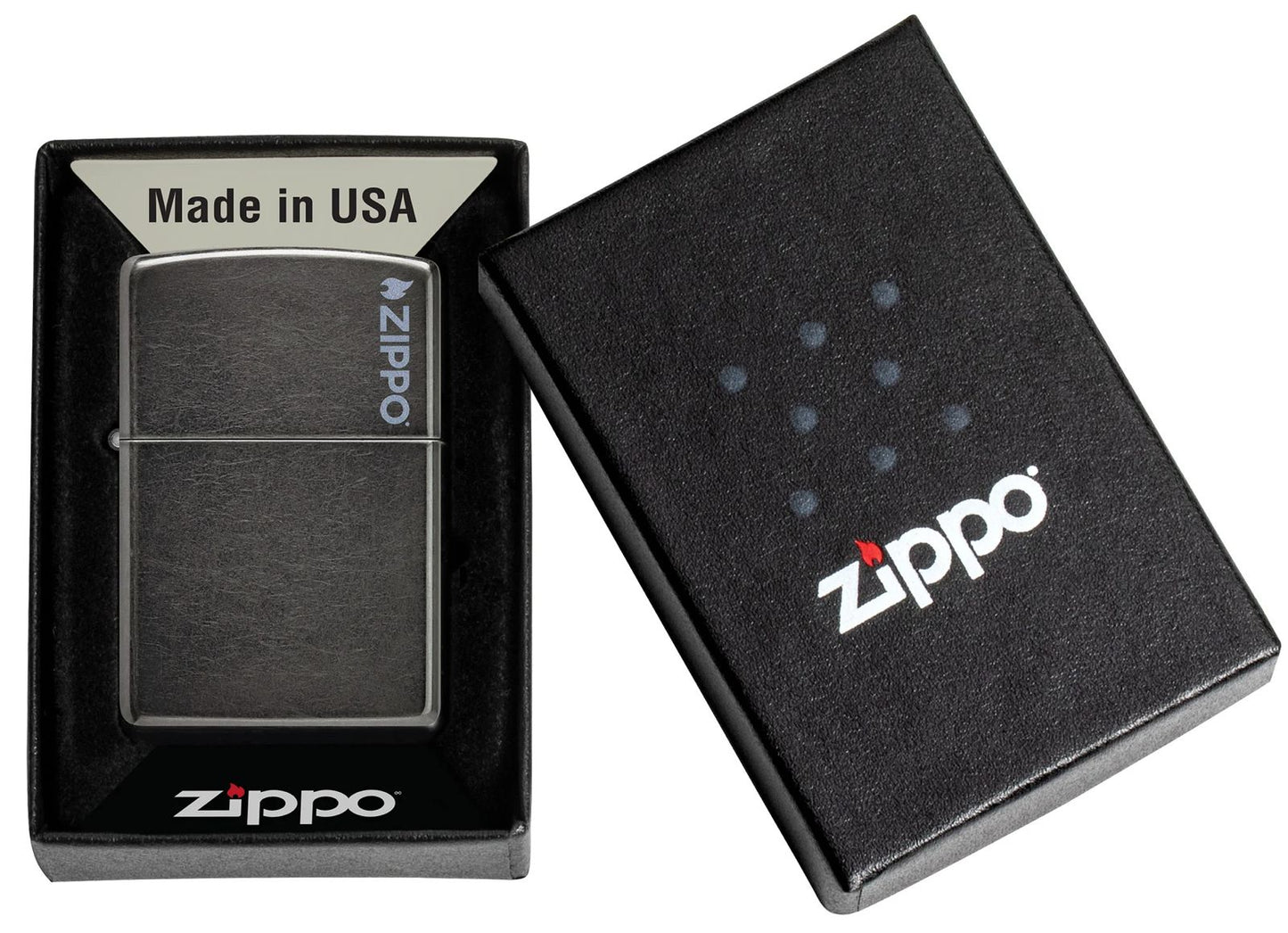 Zippo Classic Grey Zippo Logo 28378ZL
