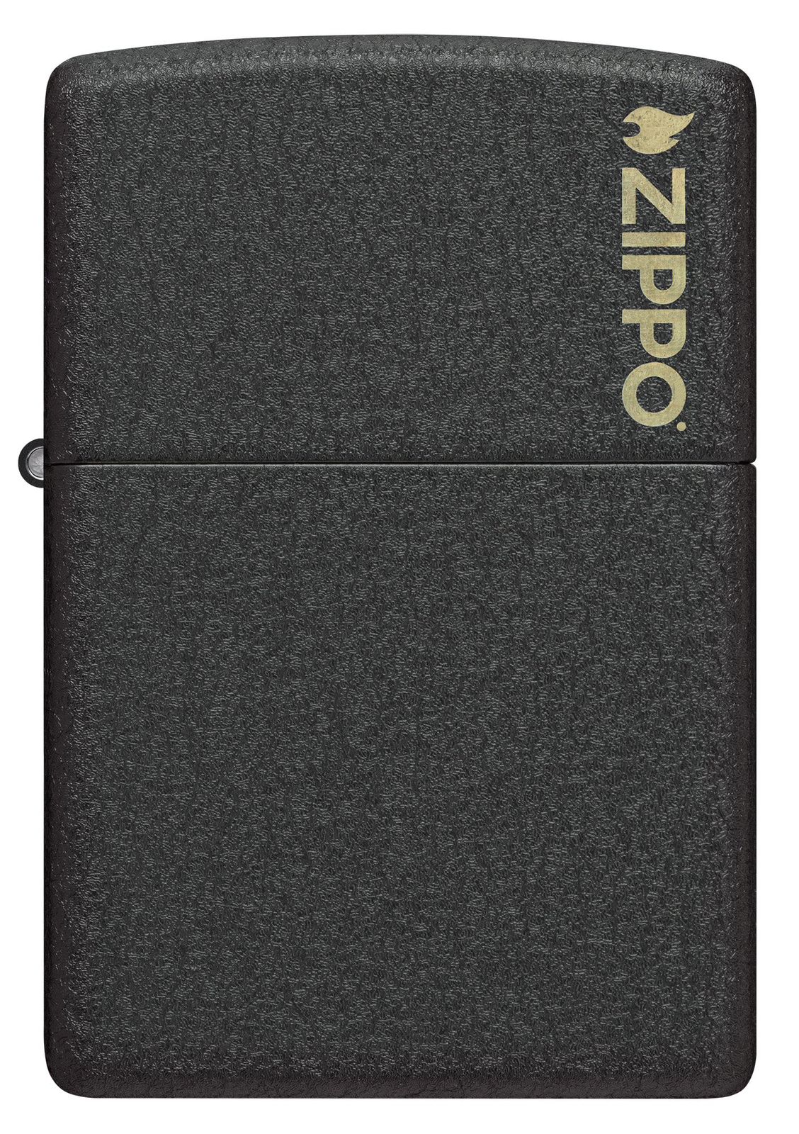 Zippo Classic Black Crackle® Zippo Logo 236ZL