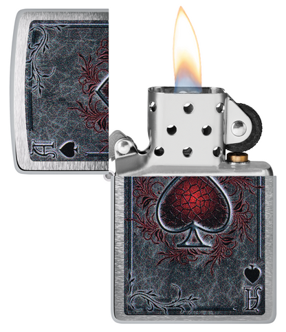 Zippo Antiqued Ace Design 47185