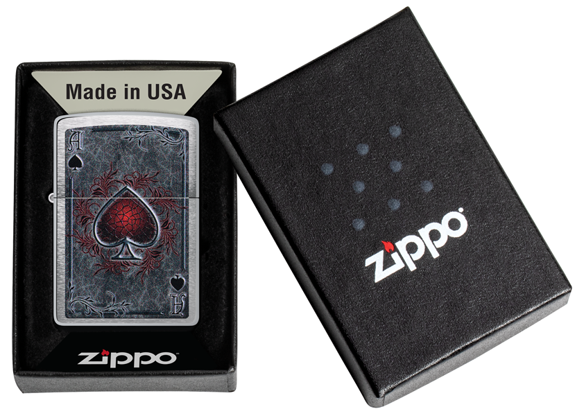 Zippo Antiqued Ace Design 47185