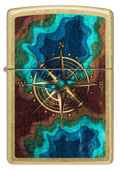 Zippo Topo Compass Design 47190