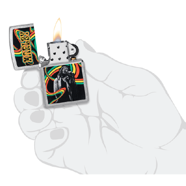 Zippo Bob Marley Waves Design 47195