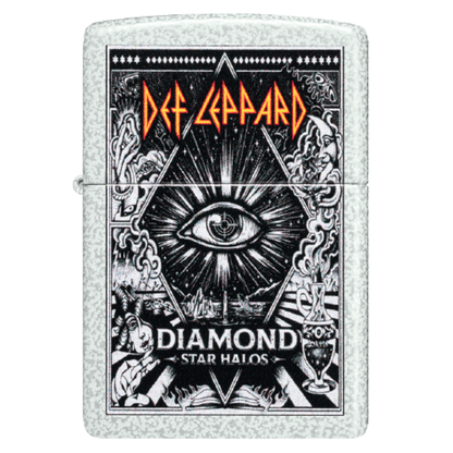 Zippo Def Leppard Diamond Star Halos Design 47196