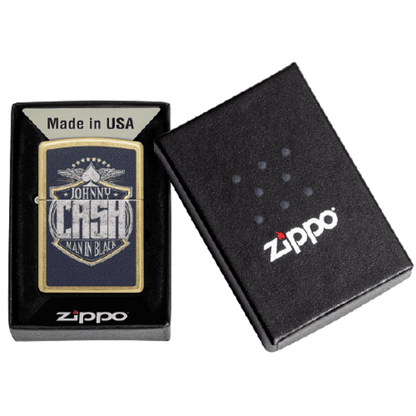 Zippo Johnny Cash Crest Design 47200