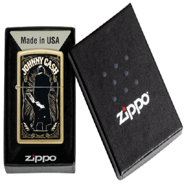 Zippo Johnny Cash Walk Design 47201