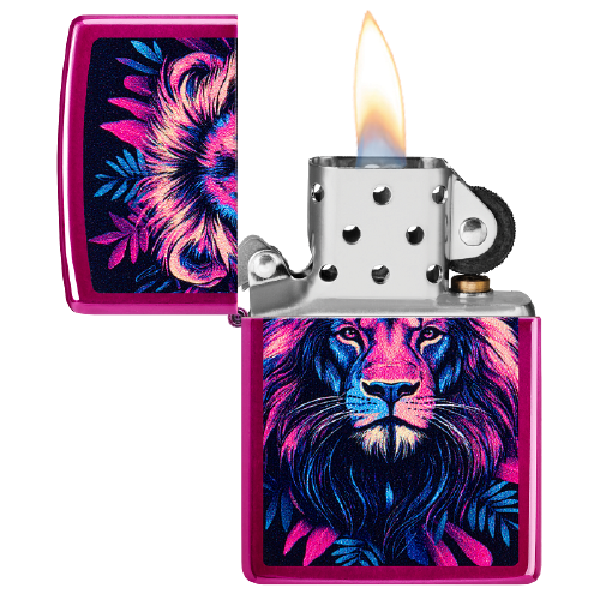 Zippo Multicolor Lion Design 47212