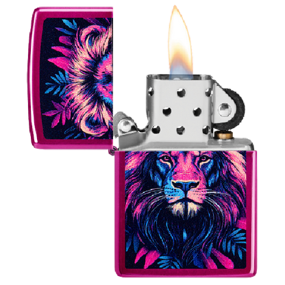Zippo Multicolor Lion Design 47212