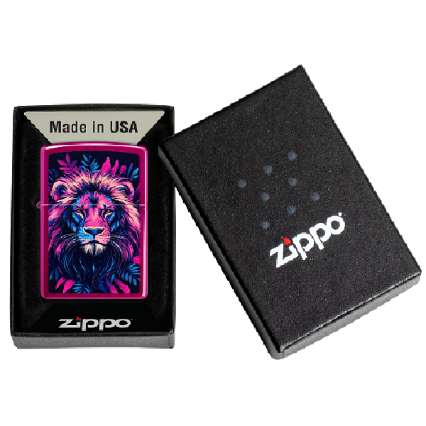 Zippo Multicolor Lion Design 47212