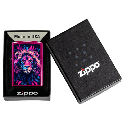 Zippo Multicolor Lion Design 47212