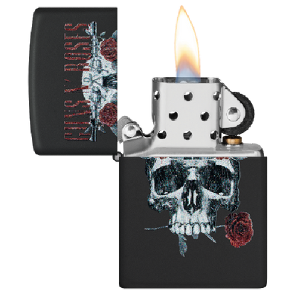 Zippo Guns N' Roses Flower Skull Design 47227