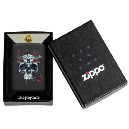 Zippo Guns N' Roses Flower Skull Design 47227