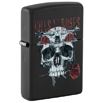 Zippo Guns N' Roses Flower Skull Design 47227