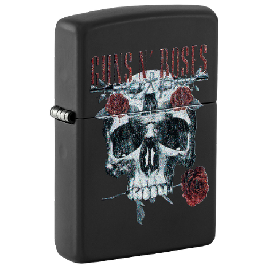 Zippo Guns N' Roses Flower Skull Design 47227