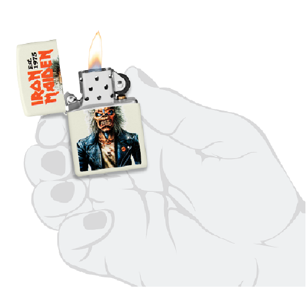 Zippo Iron Maiden Glowing Eddie Design 47198