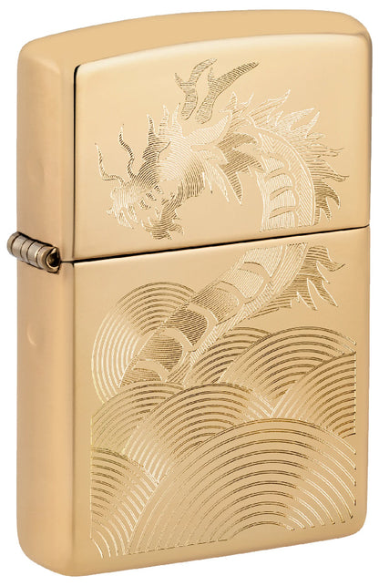 Zippo Golden Dragon Design 46822