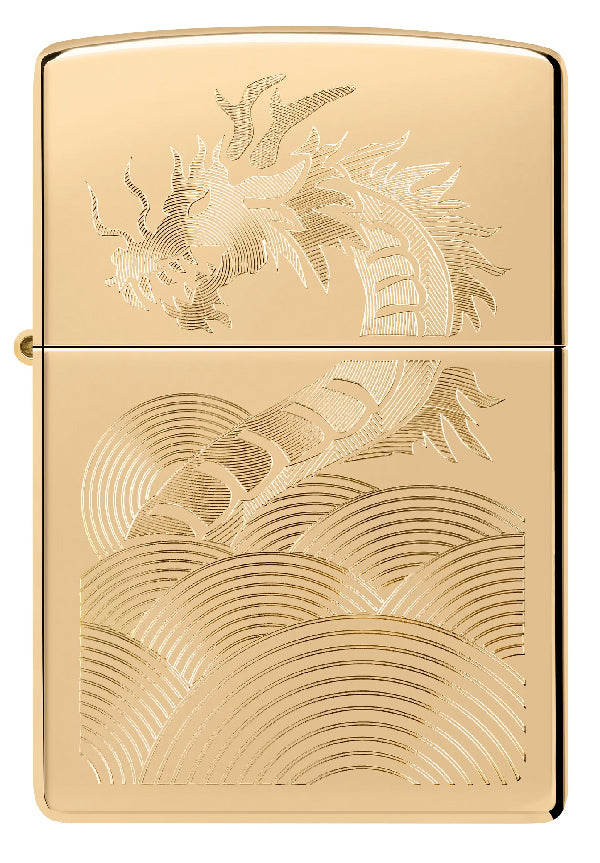 Zippo Golden Dragon Design 46822