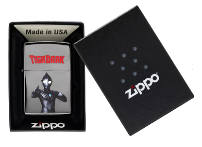 Zippo Ultraman Tiga Black Limited Edition - Japan Series CZA-2-46