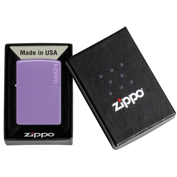 Zippo Classic Smoky Lavender Zippo Logo 46681zl