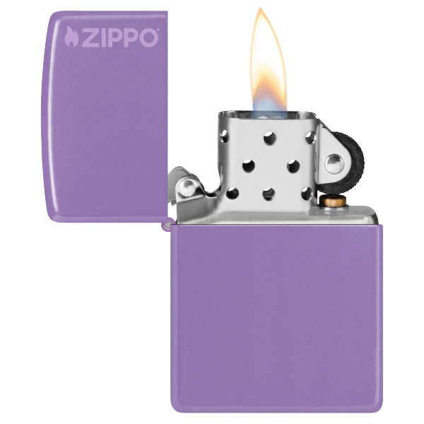 Zippo Classic Smoky Lavender Zippo Logo 46681zl
