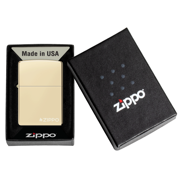 Zippo Classic Champagne Zippo Logo 46682zl
