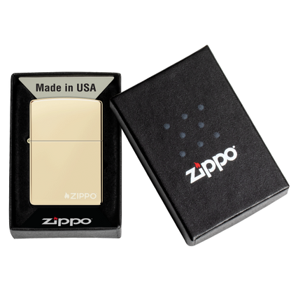 Zippo Classic Champagne Zippo Logo 46682zl