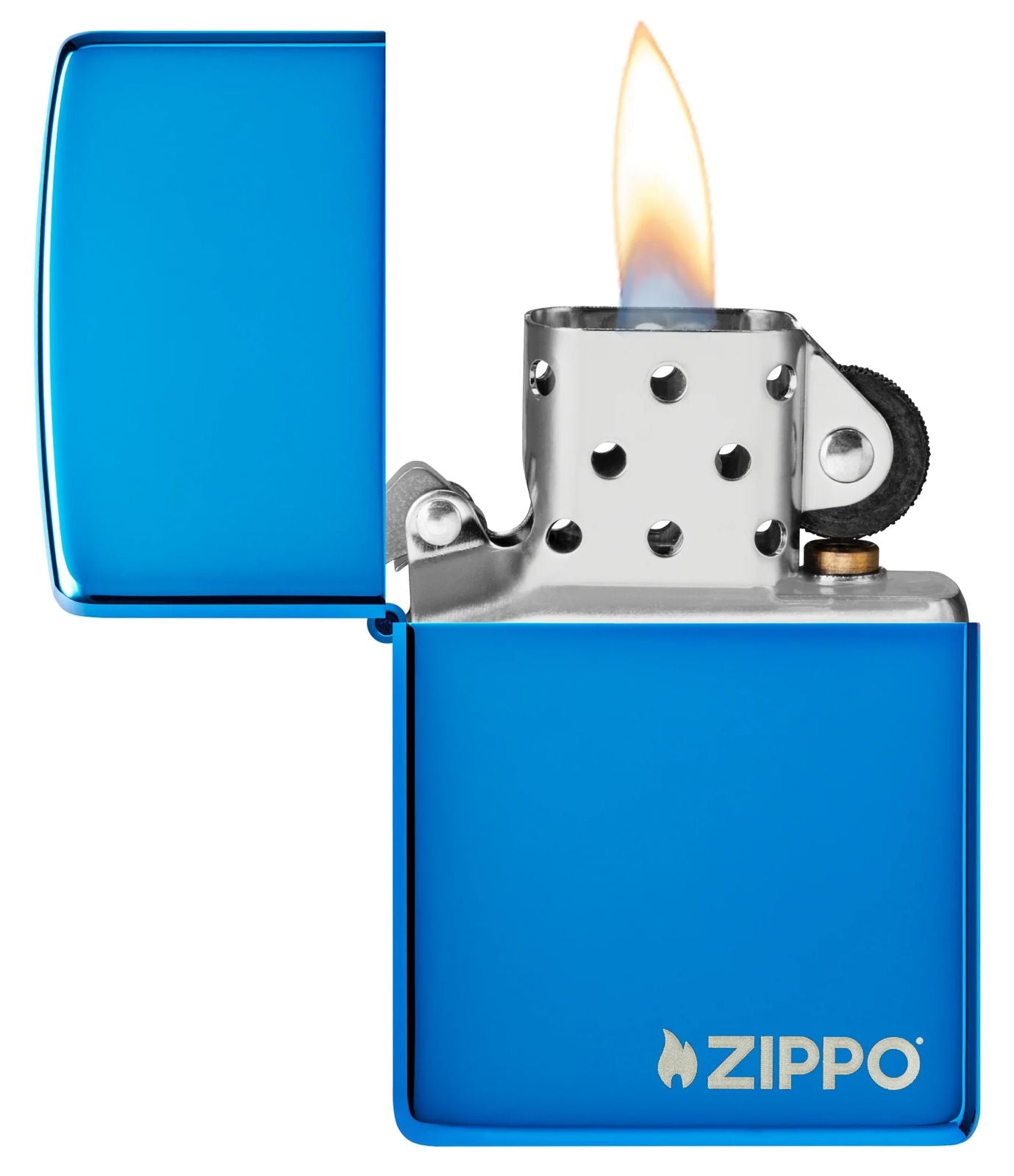 Zippo High Polish Blue with Logo 20446ZL