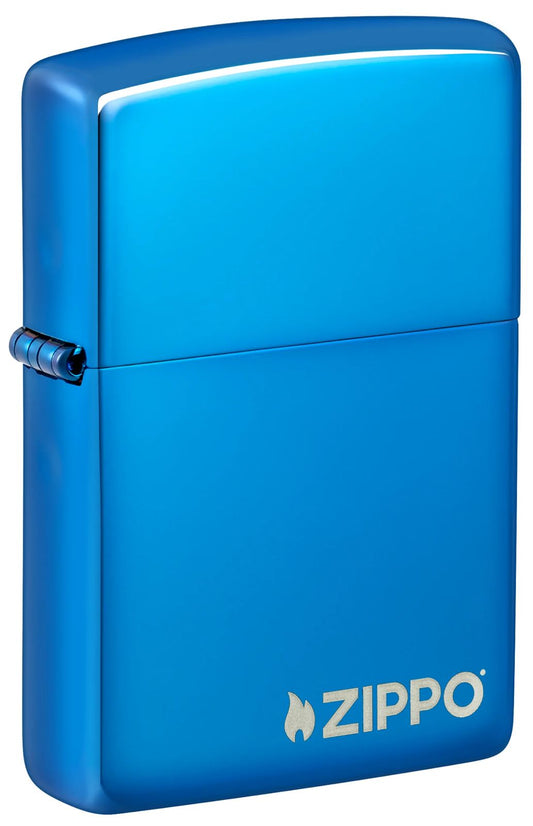 Zippo High Polish Blue with Logo 20446ZL