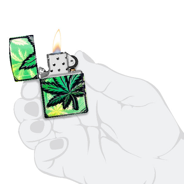 Zippo Glowing Leaves Design 46253