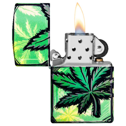 Zippo Glowing Leaves Design 46253