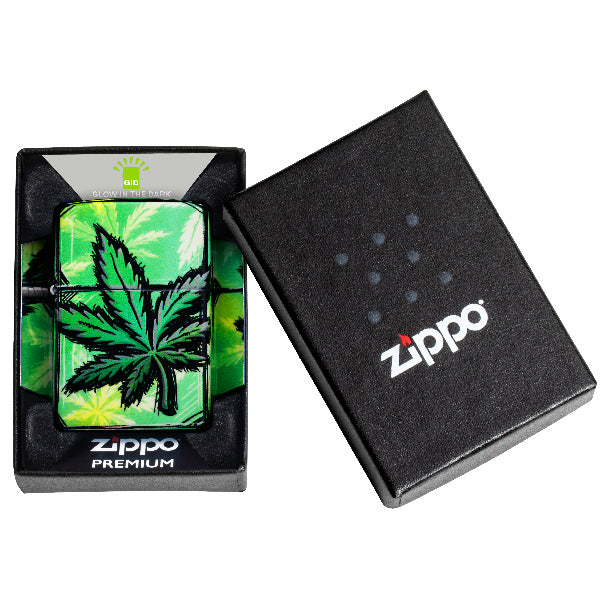 Zippo Glowing Leaves Design 46253