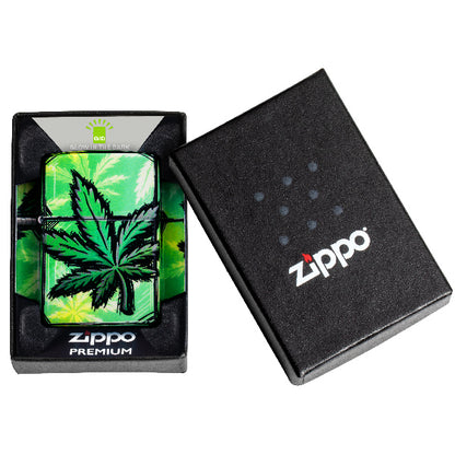 Zippo Glowing Leaves Design 46253