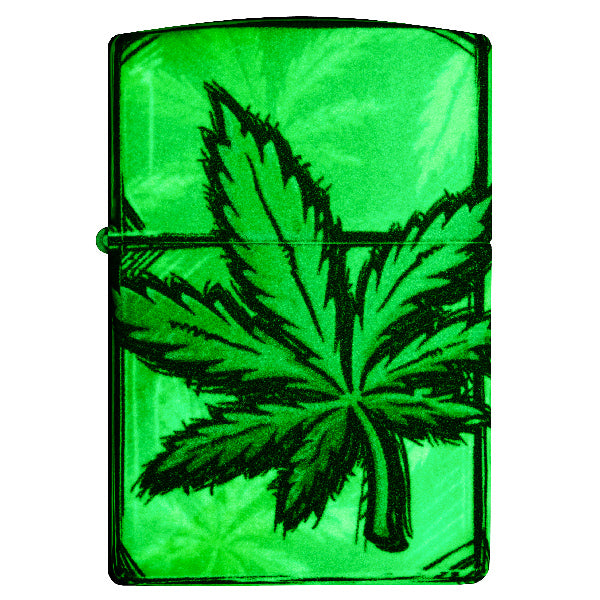 Zippo Glowing Leaves Design 46253