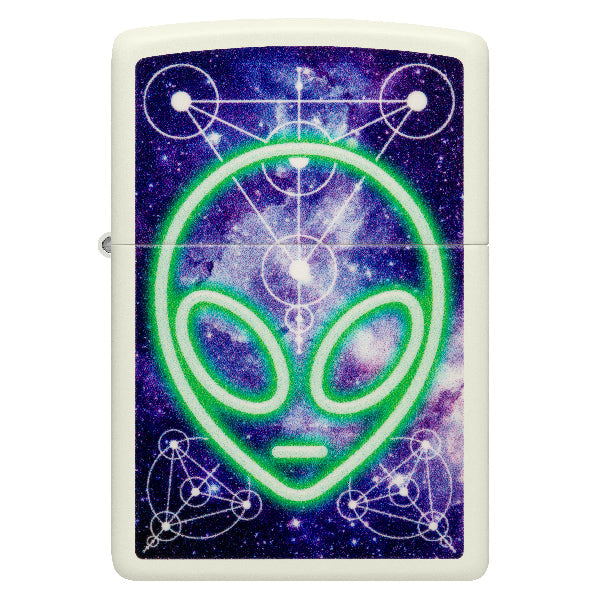 Zippo Glowing Alien Design 46288
