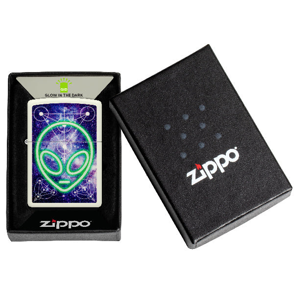 Zippo Glowing Alien Design 46288