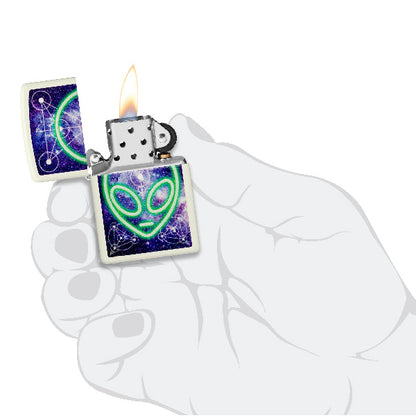 Zippo Glowing Alien Design 46288