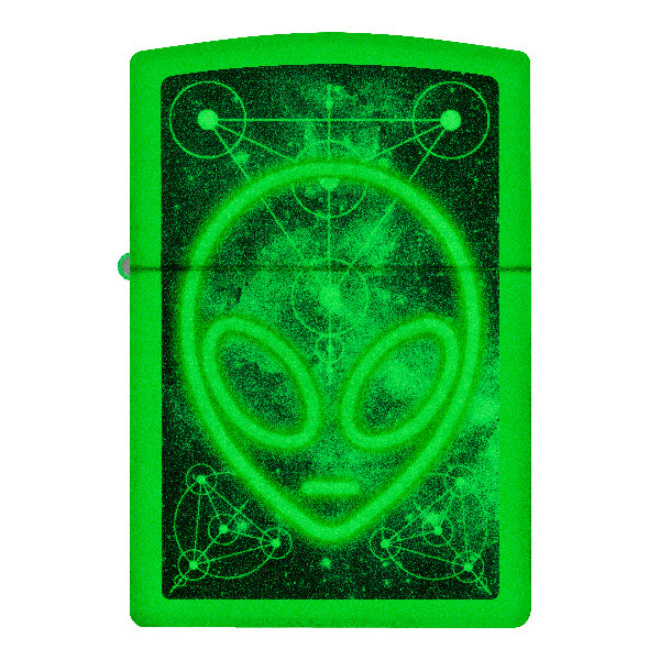 Zippo Glowing Alien Design 46288