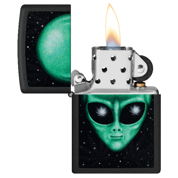 Zippo Alien Leaf Design 46708