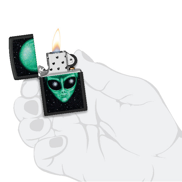 Zippo Alien Leaf Design 46708