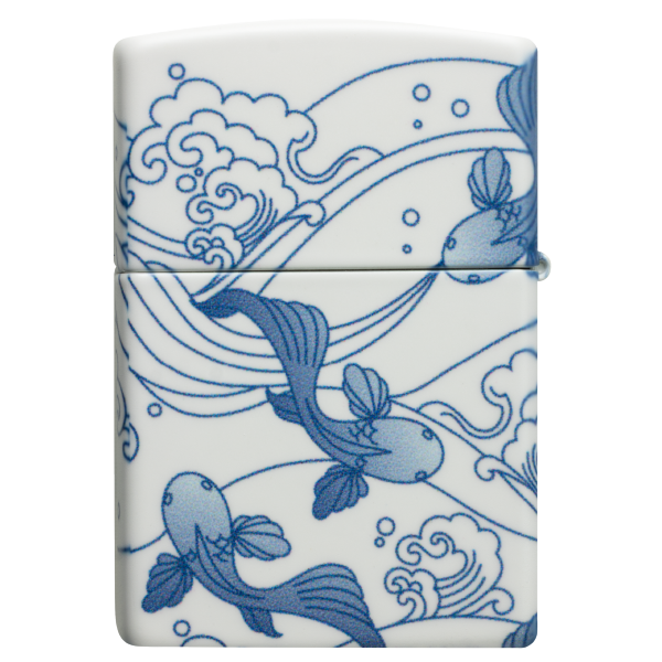 Zippo Porcelain Koi Design 46948
