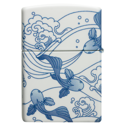Zippo Porcelain Koi Design 46948